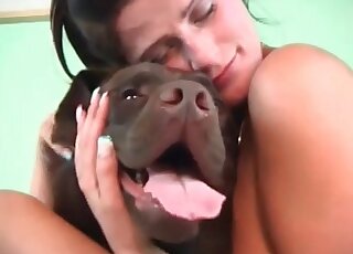 Passion-fueled fuck movie with a sexy pupper