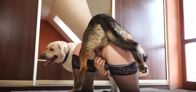 Pasty zoophile pussy fucked by a hot veiny cock.mp4