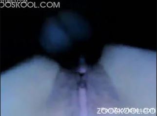 The sexiest babe have anal fun with a black dog.mp4