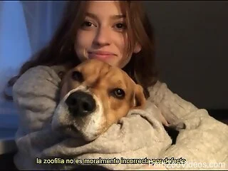 Amateur babes share their intimate moments with their dogs.mp4