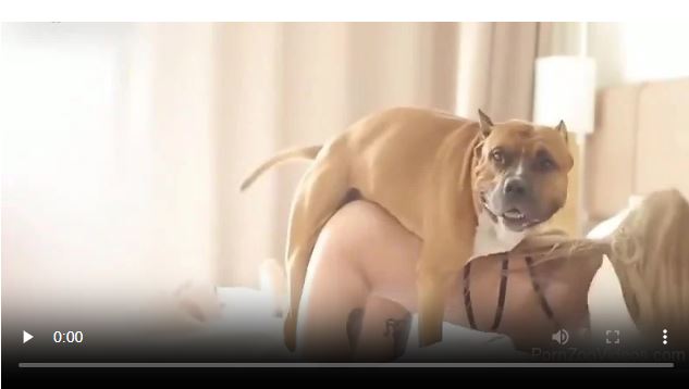 Big dog humps the woman so fine that she reaches the orgasm.mp4