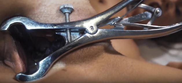 Latino beauty screaming with creepy crawlies in her pussy.mp4