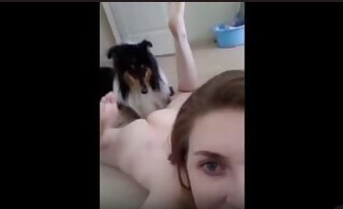 Cute girl with red lips likes sex.mp4