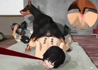 Hentai Style Doggy Sex With Gaping Animation